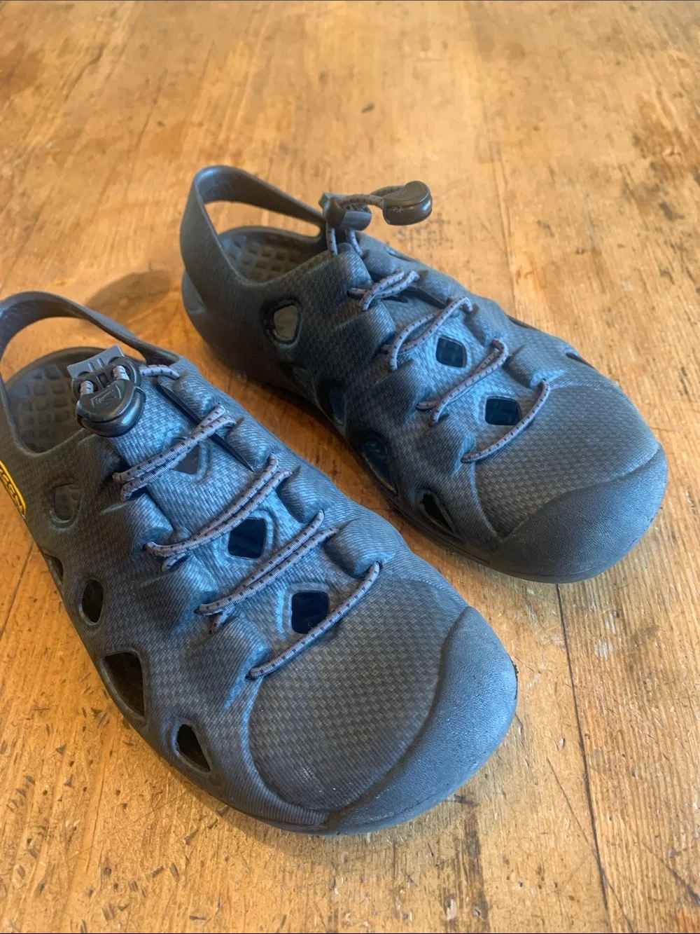 KEEN Kids Black Closed-Toe Water Shoes